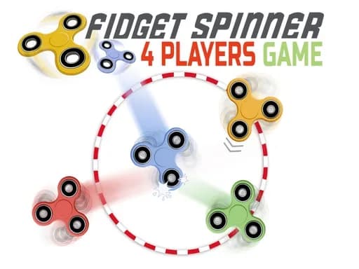 Fidget spinner: 4 oyunculu oyun