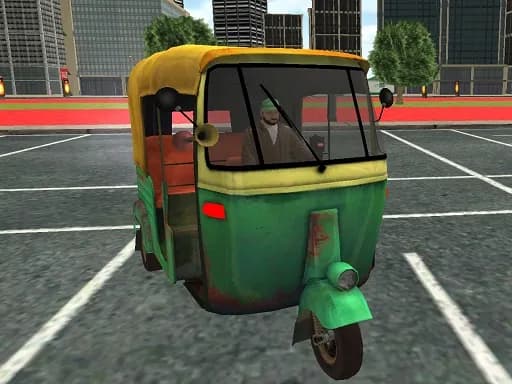 TukTuk Rickshaw Şehir Sürüş Simülatörü
