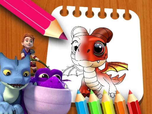 Dragon Rescue Riders Boyama Kitabı
