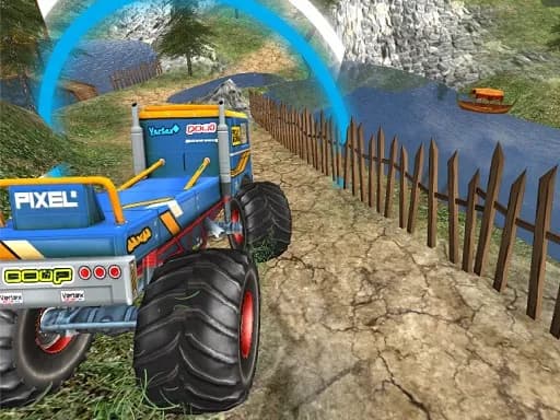 Canavar Kamyon Offroad Sürüşü Dağ