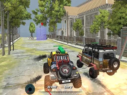 Offroad Canavar Kamyonu Orman Şampiyonası