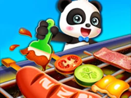 Sevimli Panda Yemek Pişiriyor
