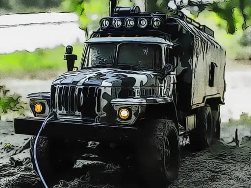Offroad Kamyon Sürme Yapbozu