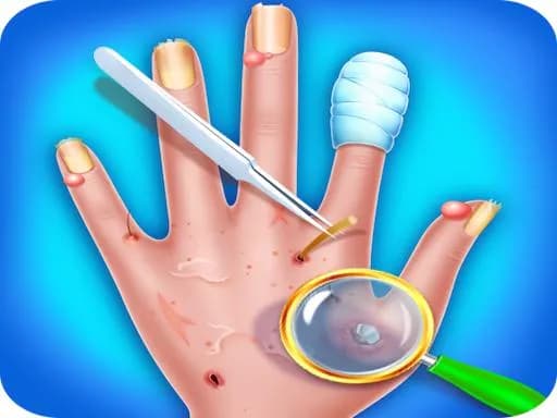 Eğlenceli Bebek Bakımı Oyunu - El Derisi Doktoru