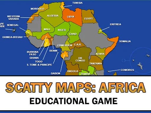 Scatty Haritaları Afrika