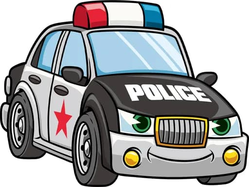 Çizgi Film Polis Arabaları Bulmacası